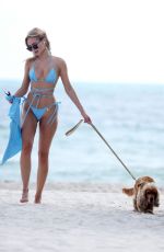 KIMBERLEY GARNER in Bikini Out on Miami Beach 05/13/2022
