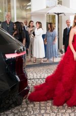 KIMBERLEY GARNER Leaves Hotel Martinez in Cannes 05/22/2022