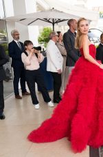 KIMBERLEY GARNER Leaves Hotel Martinez in Cannes 05/22/2022