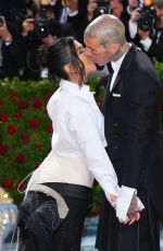 KOURTNEY KARDASHIAN and Travis Barker Arrives at Met Gala Celebrating In America: An Anthology of Fashion in New York 05/02/2022