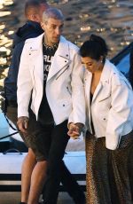KOURTNEY KARDASHIAN and Travis Barker at a Date Night in Portofino 05/23/2022