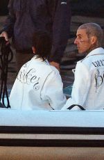 KOURTNEY KARDASHIAN and Travis Barker at a Date Night in Portofino 05/23/2022