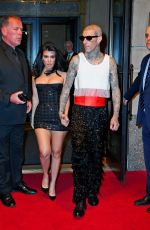 KOURTNEY KARDASHIAN and Travis Barker Heading to Met Gala Afterparty in New York 05/02/2022