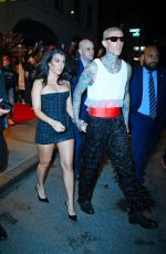 KOURTNEY KARDASHIAN and Travis Barker Heading to Met Gala Afterparty in New York 05/02/2022