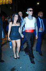 KOURTNEY KARDASHIAN and Travis Barker Heading to Met Gala Afterparty in New York 05/02/2022