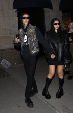 KOURTNEY KARDASHIAN and Travis Barker Leaves Their Hotel in New York 05/01/2022