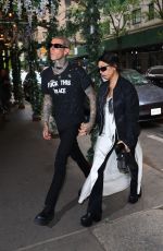 KOURTNEY KARDASHIAN and Travis Barker Out and About in New York 05/02/2022