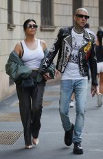 KOURTNEY KARDASHIAN and Travis Barker Out in Milan 05/26/2022