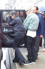 KOURTNEY KARDASHIAN and Travis Barker Out in New York 05/02/2022