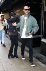 KOURTNEY KARDASHIAN and Travis Barker Out in New York 05/02/2022