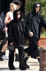 KOURTNEY KARDASHIAN and Travis Departing Portofino 05/25/2022