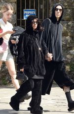 KOURTNEY KARDASHIAN and Travis Departing Portofino 05/25/2022