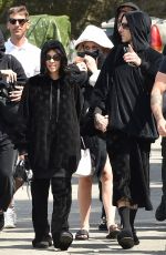KOURTNEY KARDASHIAN and Travis Departing Portofino 05/25/2022