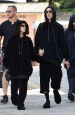 KOURTNEY KARDASHIAN and Travis Departing Portofino 05/25/2022