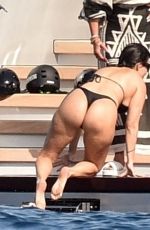 KOURTNEY KARDASHIAN in Bikini at a Yacht in Portofino 05/19/2022