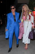KRIES JENNER Out for Dinner with Friends at Giorgio Baldi in Santa Monica 05/14/2022