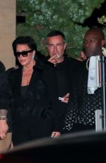KRIS JENNER and Cory Gamble at Nobu in Malibu 05/06/2022