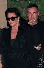 KRIS JENNER and Cory Gamble at Nobu in Malibu 05/06/2022