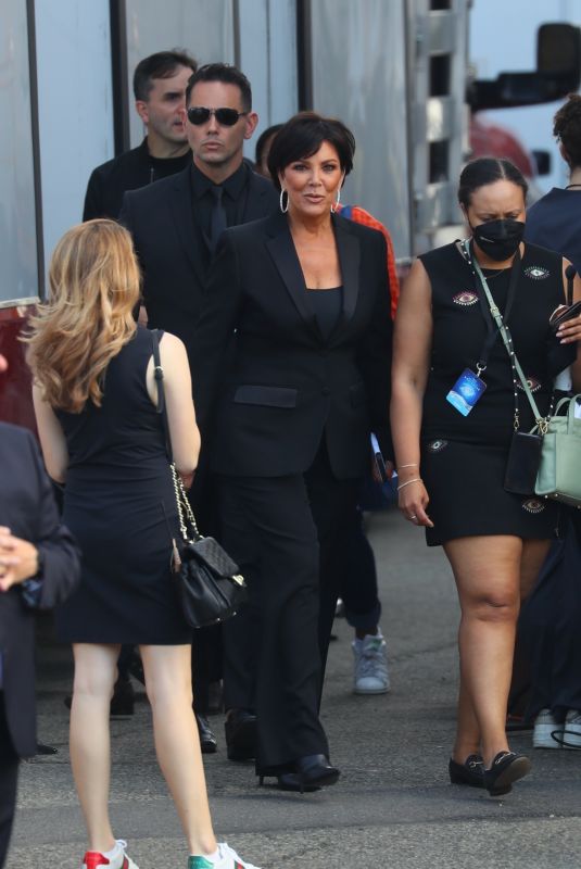 KRIS JENNER Arrives at Disney Hulu Upfront in New York 05/17/2022