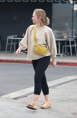 KRISTEN BELL Leaves Yoga Session in Los Feliz 05/17/2022