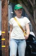 KRISTEN BELL on Ripped Denim Out in Los Feliz 05/19/2022