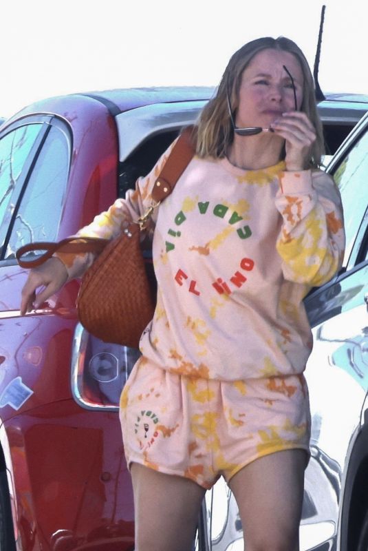 KRISTEN BELL Out and About in Los Angeles 05/14/2022