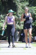KRISTEN BELL Out Hiking with a Friend in Los Feliz 05/13/2022