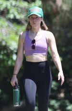 KRISTEN BELL Out Hiking with a Friend in Los Feliz 05/13/2022