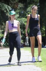 KRISTEN BELL Out Hiking with a Friend in Los Feliz 05/13/2022