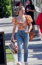KRISTEN BELL Out with Her Mother in Los Feliz 05/07/2022