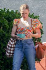 KRISTEN BELL Out with Her Mother in Los Feliz 05/07/2022