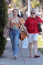 KRISTEN BELL Out with Her Mother in Los Feliz 05/07/2022