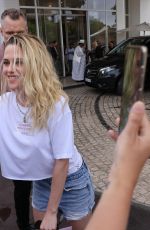 KRISTEN STEWART Arrives at Martinez Hotel in Cannes 05/22/2022