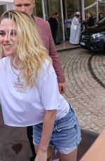 KRISTEN STEWART Arrives at Martinez Hotel in Cannes 05/22/2022
