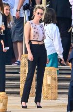 KRISTEN STEWART Arrives to Chanel Dinner at Cannes Film Festival 05/23/2022