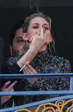 KRISTEN STEWART at a Hotel Balcony in Cannes 05/23/2022