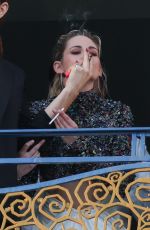 KRISTEN STEWART at a Hotel Balcony in Cannes 05/23/2022