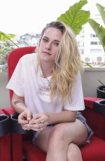 KRISTEN STEWART at an Interview at 2022 Cannes Film Festival 05/23/2022