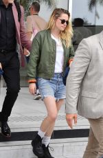 KRISTEN STEWART Leaves Hotel Marriot in Cannes 05/23/2022