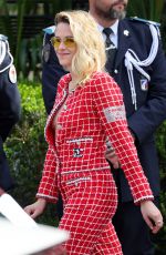 KRISTEN STEWART Leaves Martinez Hotel in Cannes 05/24/2022