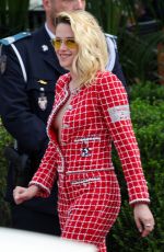 KRISTEN STEWART Leaves Martinez Hotel in Cannes 05/24/2022