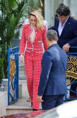KRISTEN STEWART Leaves Martinez Hotel in Cannes 05/24/2022