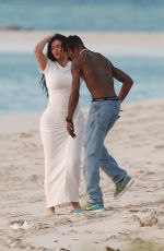 KYLIE JENNER and Travis Scott in Romantic Sunset in Turks and Caicos 05/03/2022