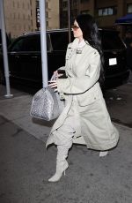 KYLIE JENNER Arrive on 100 Million Dollar Private Jet in New York for Met Gala 02/01/2022