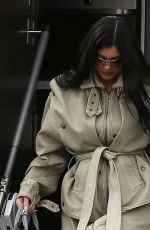 KYLIE JENNER Arrive on 100 Million Dollar Private Jet in New York for Met Gala 02/01/2022