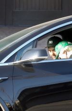 LADY GAGA and boyfriend Michael Polansky Out Driving in Malibu 05/10/2022
