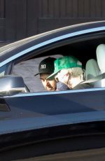 LADY GAGA and boyfriend Michael Polansky Out Driving in Malibu 05/10/2022