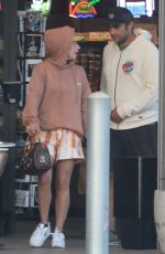 LADY GAGA with Her Boyfriend at Vintage Grocers in Malibu 05/21/2022