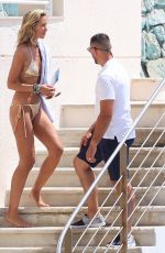 LADY VICTORIA HERVEY in Bikini at Pool of Eden-Roc Hotel in Antibes 05/28/2022