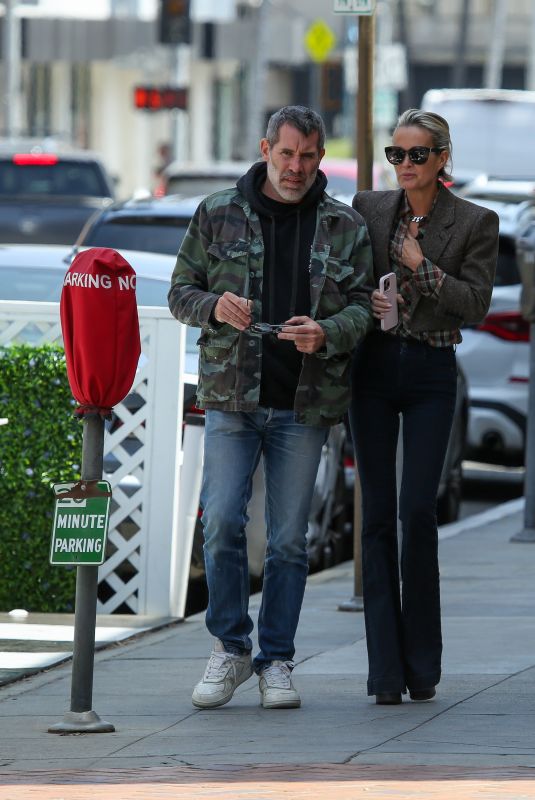 LAETICIA HALLYDAY and Jalil Lespert Out in Los Angeles 05/503/2022